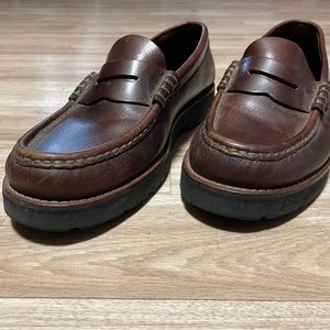 Vintage Tommy Hilfiger Men Leather Penny Loafers Slip On Size 10.5